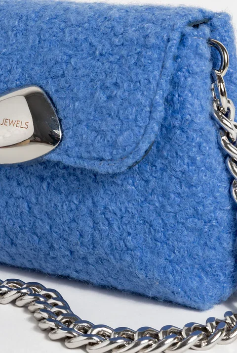Maya Minibag Clic Jewels (baby blue teddy fabric)